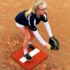 Best Pirce 😍 Portolite Spiked Short 🥎 Softball Pitching Mat ✔️