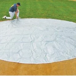 Coupon 🔥 FieldSaver 20' diameter Pitcher's Mound Cover, WOVEN POLY 💯