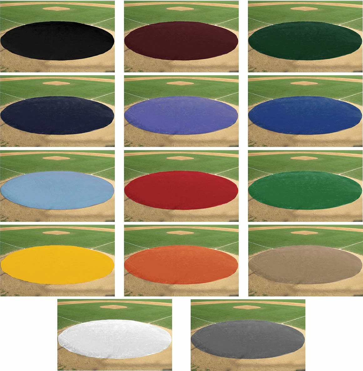 Cheapest ๐ FieldSaver 20' diameter Home Plate Cover, VINYL ๐ 2 Cheapest ๐ FieldSaver 20' diameter Home Plate Cover, VINYL ๐ - Image 2