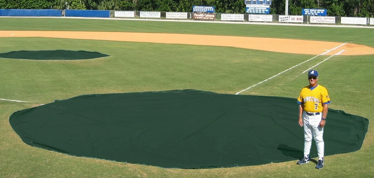 Discount π Aer-Flo WWV1830, 30' diam. Wind Weighted Mound/Homebase Tarp, 126 lbs π 12 Discount π Aer-Flo WWV1830, 30' diam. Wind Weighted Mound/Homebase Tarp, 126 lbs π - Image 12