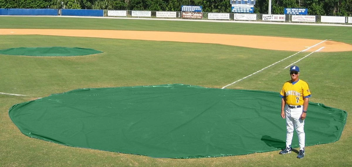 Discount π Aer-Flo WWV1830, 30' diam. Wind Weighted Mound/Homebase Tarp, 126 lbs π 14 Discount π Aer-Flo WWV1830, 30' diam. Wind Weighted Mound/Homebase Tarp, 126 lbs π - Image 14