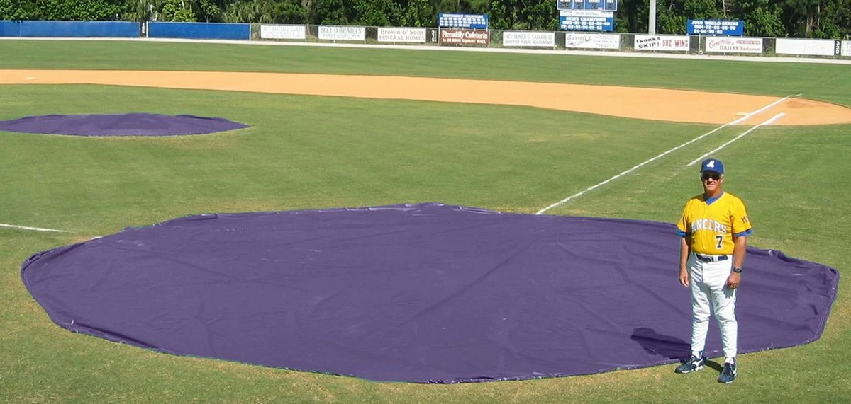 Discount π Aer-Flo WWV1830, 30' diam. Wind Weighted Mound/Homebase Tarp, 126 lbs π 8 Discount π Aer-Flo WWV1830, 30' diam. Wind Weighted Mound/Homebase Tarp, 126 lbs π - Image 8