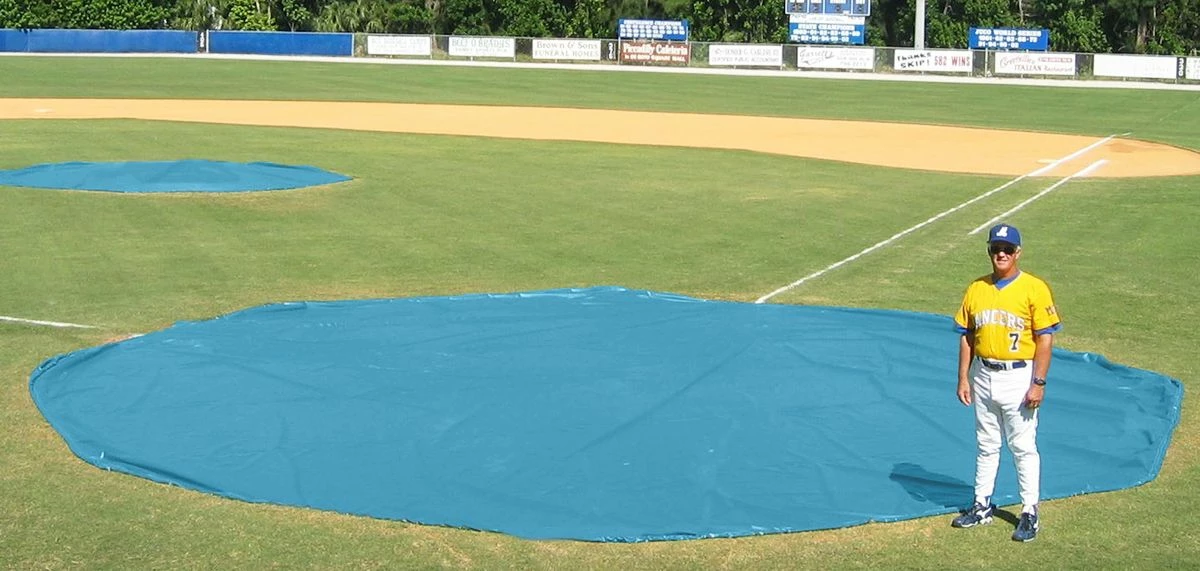 Discount π Aer-Flo WWV1830, 30' diam. Wind Weighted Mound/Homebase Tarp, 126 lbs π 13 Discount π Aer-Flo WWV1830, 30' diam. Wind Weighted Mound/Homebase Tarp, 126 lbs π - Image 13