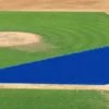 Flash Sale 💯 FieldSaver Mesh Infield Protector VCM9x12 Standard Mesh, 25'x20'x70' Royal 🤩