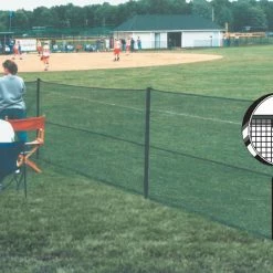 Outlet ✨ 150' Portable Temporary Mesh Outfield Fencing w/ Ground Sockets Blue 🧨 11 Outlet ✨ 150' Portable Temporary Mesh Outfield Fencing w/ Ground Sockets Blue 🧨 -Softball Online Shop a15 960b