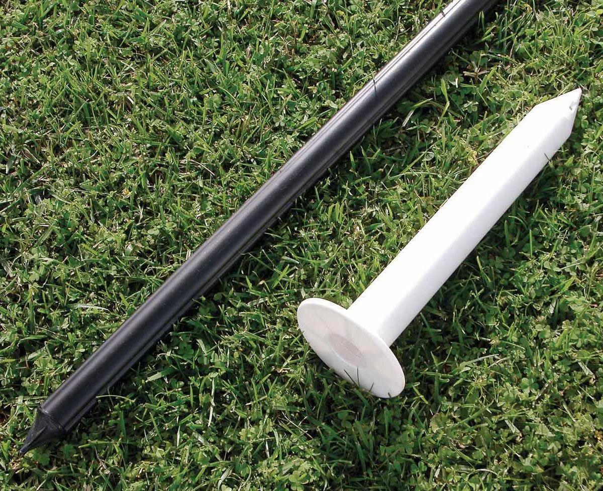 Outlet ✨ 150' Portable Temporary Mesh Outfield Fencing w/ Ground Sockets Blue 🧨 4 Outlet ✨ 150' Portable Temporary Mesh Outfield Fencing w/ Ground Sockets Blue 🧨 - Image 4