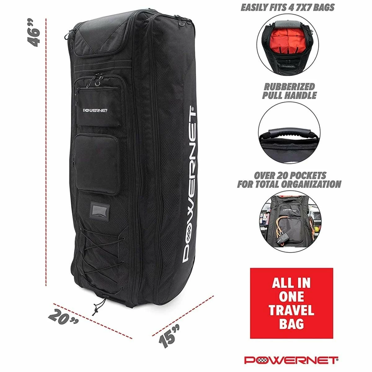 Best deal 𧨠POWERNET Rolling βΎ Baseball/Softball Equipment Coaches Bag π 3 Best deal 𧨠POWERNET Rolling βΎ Baseball/Softball Equipment Coaches Bag π - Image 3