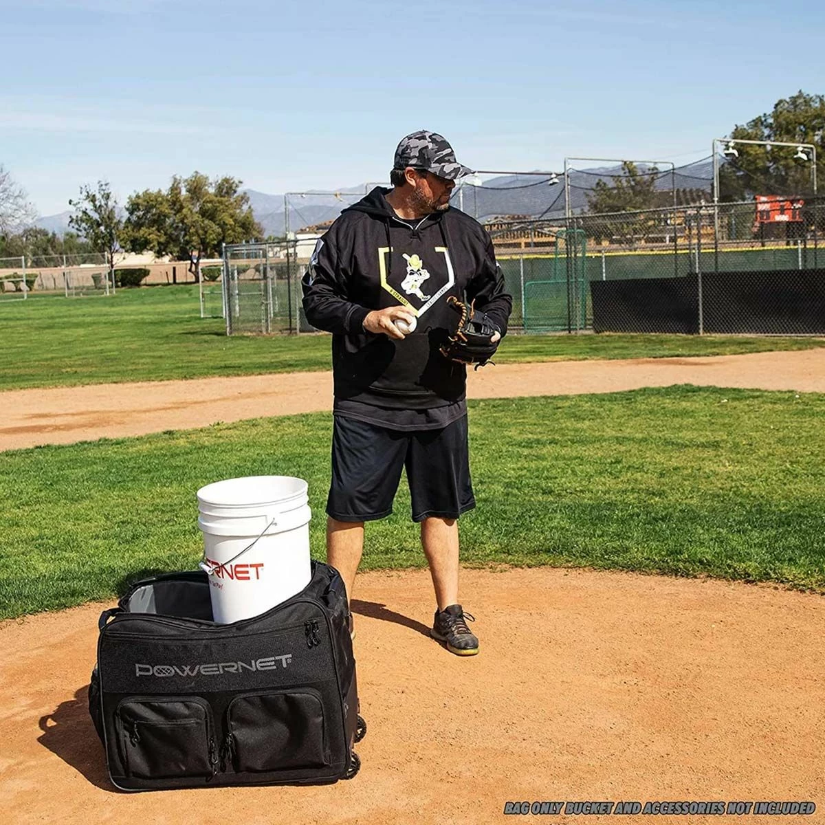 Best Sale π POWERNET Rolling βΎ Baseball/Softball Ball Bucket Caddy π 7 Best Sale π POWERNET Rolling βΎ Baseball/Softball Ball Bucket Caddy π - Image 7