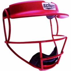New 😀 Schutt V1/V2 🥎 Softball Fielders Face Guard w/Visor Neon Pink 🌟