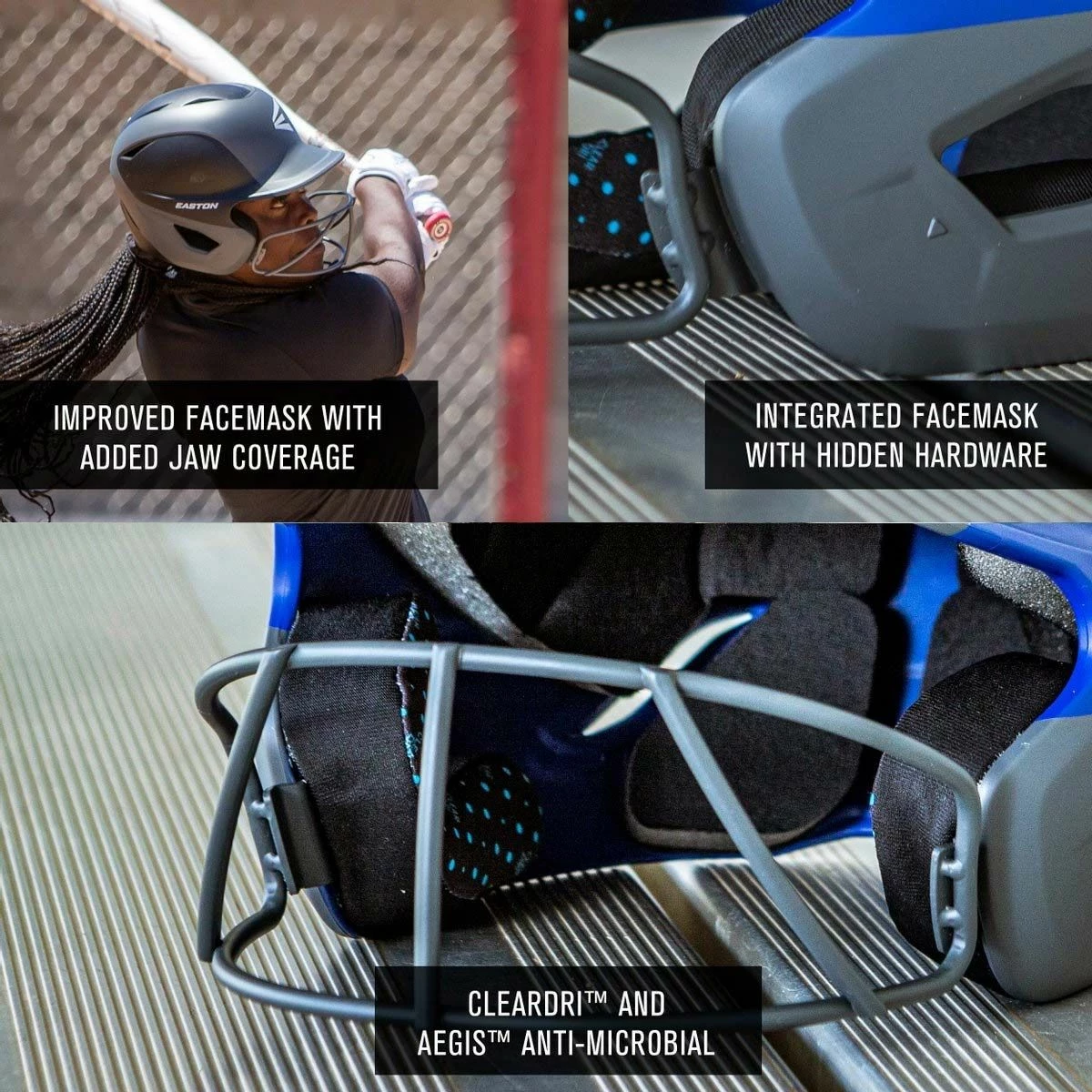 Hot Sale π― Easton Ghost Matte Two-Tone Fastpitch Batting Helmet w/Mask Columbia Blue/White β 6 Hot Sale π― Easton Ghost Matte Two-Tone Fastpitch Batting Helmet w/Mask Columbia Blue/White β - Image 6