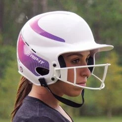 Cheapest ⭐ Rip-It Vision Classic Fastpitch 🥎 Softball Batting Helmet White/Navy ⌛ -Softball Online Shop a32 385 2