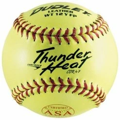 Cheap 😍 Dudley 12", 4A-147Y 47/375, ASA Thunder Heat Leather Fastpitch 🥎 Softballs, dz ⭐