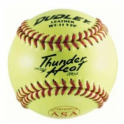 New 👏 Dudley 11", 4A-531 47/375 ASA Thunder Heat Leather Fastpitch 🥎 Softball, dz 🔔
