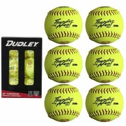 Best deal 💯 Dudley 12", 6/pk 4D147YR6 USA/NFHS Poly Fastpitch 🥎 Softballs 🎉
