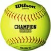 Promo 🔥 Wilson 12" A9016 47/375 Champion NFHS Leather Cork 🥎 Softball, WTA9016BSST 🌟
