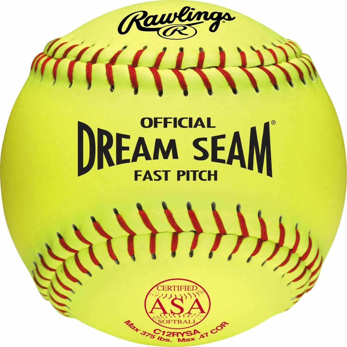New π Rawlings C12RYSA 12" ASA Dream Seam .47/375 Synthetic π₯ Softballs 𧨠1 New π Rawlings C12RYSA 12" ASA Dream Seam .47/375 Synthetic π₯ Softballs π§¨
