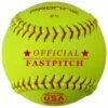 Top 10 🧨 Pro Nine 11" 47 11 USA Leather Fastpitch 🥎 Softballs, dz 👍