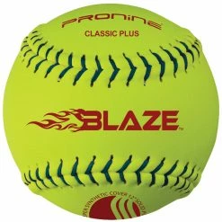 Hot Sale 😍 Pro Nine 12" 52/300 Classic Plus USSSA Synthetic Slowpitch 🥎 Softballs, dz ❤️