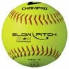 Budget ⭐ Champro 12&rdquo; CSB10Y 44/375 ASA/USA Leather Slowpitch 🥎 Softballs ⭐