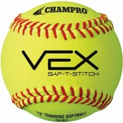 Wholesale 🌟 Champro 12" (dz) VEX SAF-T-STICH Soft Core Practice 🥎 Softballs, CSB-XB12 🌟