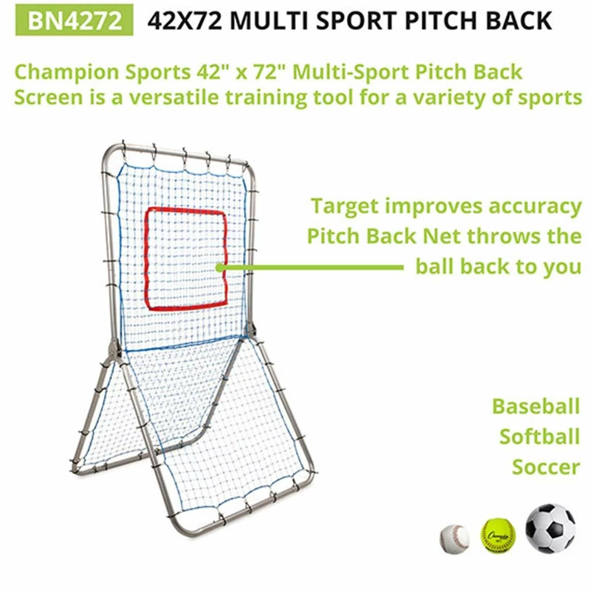 Cheap 😍 Champion Multi-Sport Ball Rebounder 🌟 5 Cheap 😍 Champion Multi-Sport Ball Rebounder 🌟 - Image 5