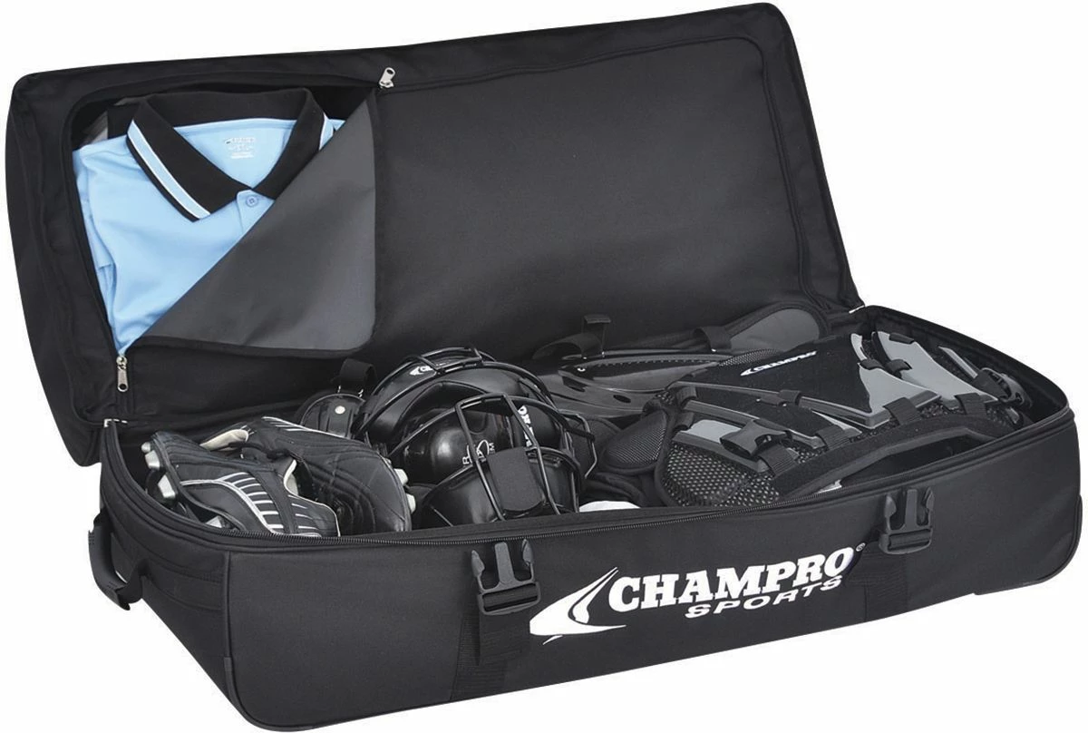 New π― Champro Catcher/Umpire Wheeled Equipment Bag, 36"x16"x14" Black π 3 New π― Champro Catcher/Umpire Wheeled Equipment Bag, 36"x16"x14" Black π - Image 3