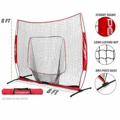 New 🧨 POWERNET XLP PRO 8'x8' Pop Up Hitting Net 😀 -Softball Online Shop a32 800 02