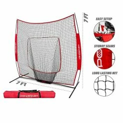 Best deal ❤️ POWERNET 7' x 7' Original Pop Up Hitting Net ⭐ -Softball Online Shop a32 801 01