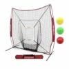 Hot Sale 🛒 POWERNET 7'x7' DLX 2.0 Pop Up Hitting Net System Green ✔️