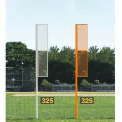 Coupon 😍 Jaypro 15' 🥎 Softball Foul Poles, SBCFP-15 White 💯