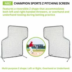 Coupon 😍 Champion 5'x7' ⚾ Baseball/Softball Z Pitching Screen ⌛ -Softball Online Shop a32 863 2