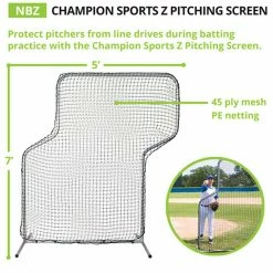 Coupon 😍 Champion 5'x7' ⚾ Baseball/Softball Z Pitching Screen ⌛ -Softball Online Shop a32 863 3