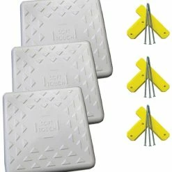 Budget 🌟 Soft Touch 15" Spike-Down Base w/ Tees & Spikes, S1500, set/3 😀