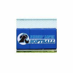 Brand new 👏 Cover Sports 3'H x 6'L ⚾ Baseball/Softball Backstop Padding w/Graphics Navy 🤩