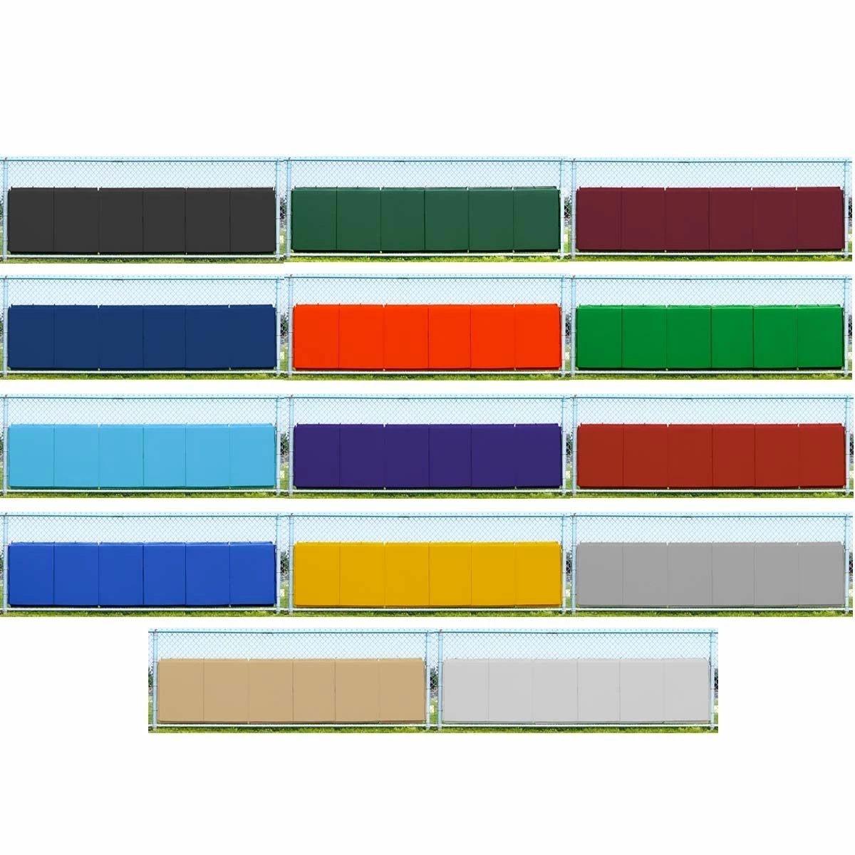 Coupon π Cover Sports 3'H x 12'L βΎ Baseball/Softball Backstop Padding w/Graphics Tan β€οΈ 2 Coupon π Cover Sports 3'H x 12'L βΎ Baseball/Softball Backstop Padding w/Graphics Tan β€οΈ - Image 2