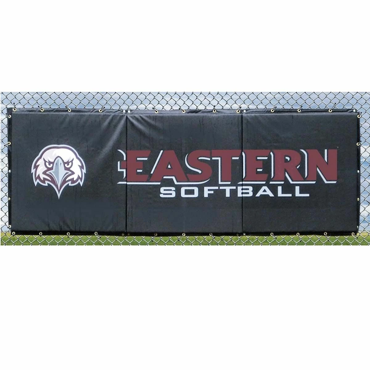 Discount βοΈ Cover Sports 4'H x 6'L βΎ Baseball/Softball Backstop Padding w/Graphics Black π 4 Discount βοΈ Cover Sports 4'H x 6'L βΎ Baseball/Softball Backstop Padding w/Graphics Black π - Image 4