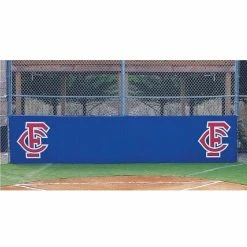 Best Sale 🔔 Cover Sports 4'H x 10'L ⚾ Baseball/Softball Backstop Padding w/Graphics Red 🌟 -Softball Online Shop a32 981 3