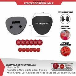 Discount 🤩 POWERNET Fielder Hand-Eye Coordination Bundle 💯 -Softball Online Shop a33 015 04