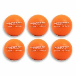 Best Sale ❤️ POWERNET 3.2" Weighted Batting/Throwing Training Balls, 6pk 🤩 -Softball Online Shop a33 019 18 1
