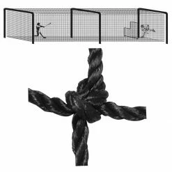 Outlet π 55'x14’x12’ Collegiate Series Batting Tunnel Cage Net, 2.0mm, #24 π― 5 Outlet π 55'x14’x12’ Collegiate Series Batting Tunnel Cage Net, 2.0mm, #24 π― -Softball Online Shop a33 117 01