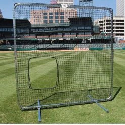 Cheap ❤️ Softball Pitcher's Protective Screen REPLACEMENT NET, 7'H x 7'W 🎉