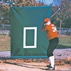 New 👏 CageSaver Batting Cage Net Backdrop Protector, 22 oz Green 🔥