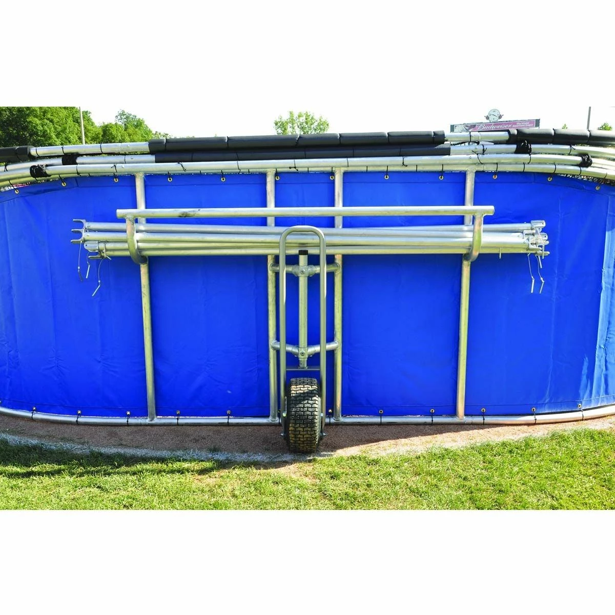 Promo ⌛ Jaypro Big League Bomber Pro Portable Batting Cage, BBGS-18 Navy 👏 4 Promo ⌛ Jaypro Big League Bomber Pro Portable Batting Cage, BBGS-18 Navy 👏 - Image 4