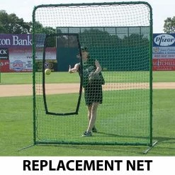 Coupon 🧨 Jaypro 7'x7' REPLACEMENT NET for Fastpitch Protective Screen, SBPE-77N 🔔