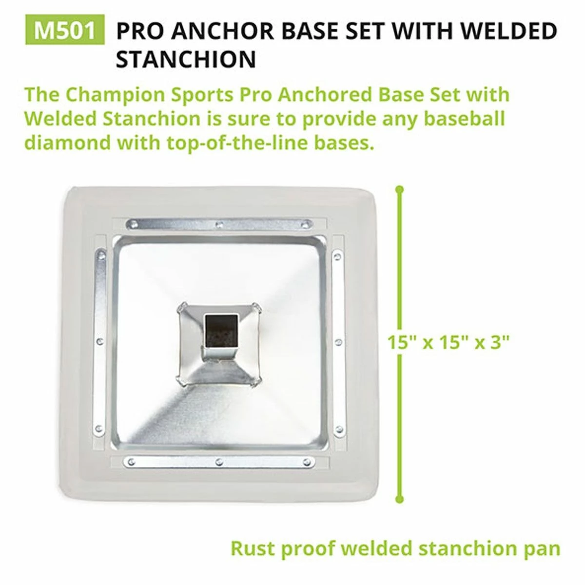 Wholesale π Champion Hollywood-Style Pro Anchored Base Set, M501 π 2 Wholesale π Champion Hollywood-Style Pro Anchored Base Set, M501 π - Image 2