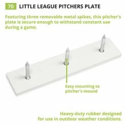 Budget ✔️ Champion Youth League Pitcher's Plate with Spikes, 70 💯 -Softball Online Shop a33 257 new 4