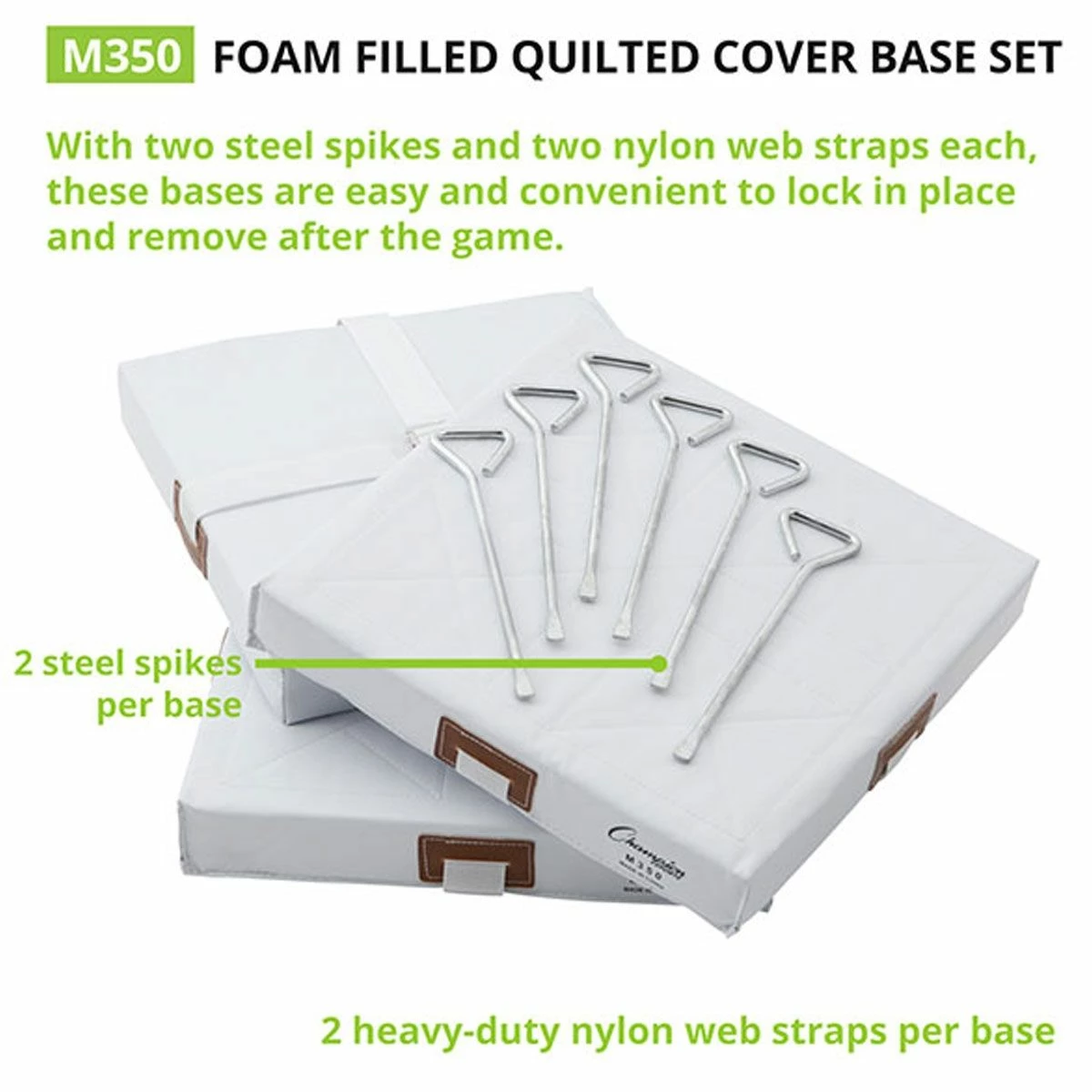 Best reviews of 𧨠Champion 14"x14" Economy βΎ Baseball/Softball Bases, White, M300 β 3 Best reviews of 𧨠Champion 14"x14" Economy βΎ Baseball/Softball Bases, White, M300 β - Image 3