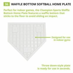 Deals π Champion Waffle Bottom Rubber Home Plate, 96 π 8 Deals π Champion Waffle Bottom Rubber Home Plate, 96 π -Softball Online Shop a33 279 new 01