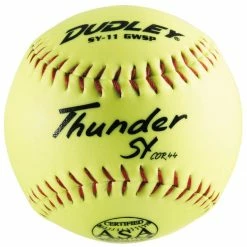 Best reviews of 💯 Dudley 11" SY11 GWSP 44/375 ASA Thunder Synthetic Slowpitch 🥎 Softballs, dz 🌟