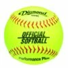 Budget 🔥 Diamond 11", 11YSC Official Synthetic 🥎 Softball, Yellow 😍